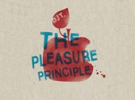 The Pleasure Principle by DJ T - cover album with red apple